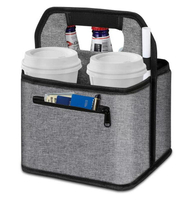 Attachement de voyage personnalisé porte-gobelet porte-gobelet bagage réutilisable bouteille de boisson sac de transport de boisson avec poignée