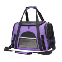Sac de transport pliable pour animaux de compagnie chat sac de voyage souple pour animaux de compagnie sac de transport pour chien et chat avec maille respirante