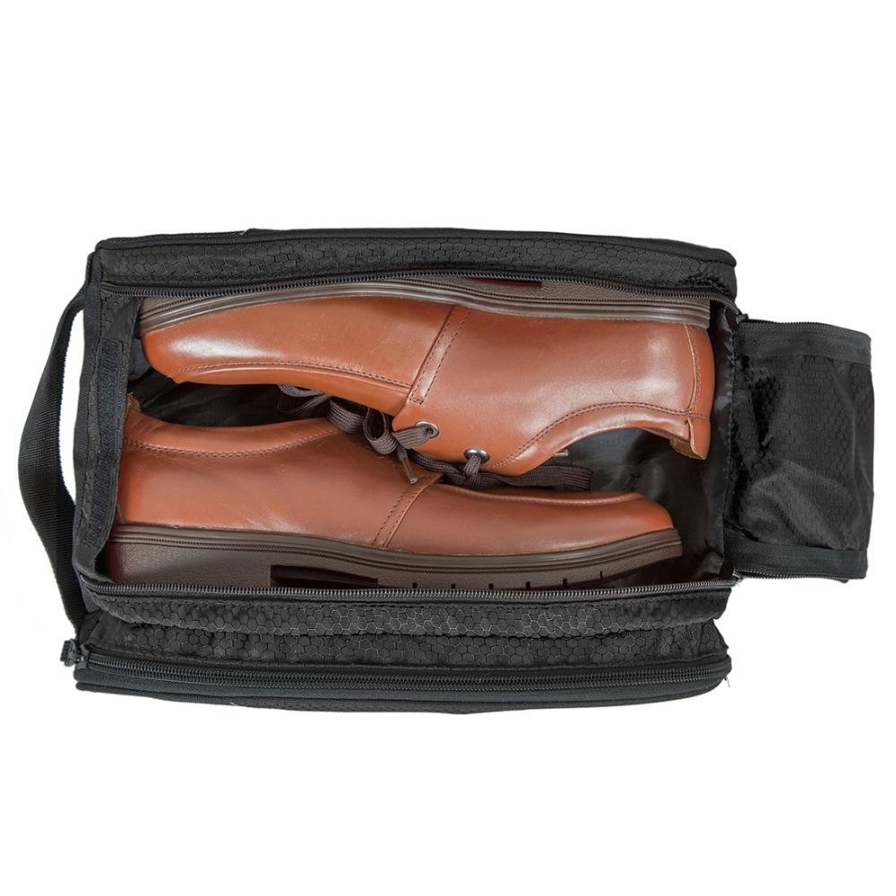 Sac à chaussures en maille respirante à Double compartiment sac de transport de chaussures de voyage de grande capacité sac de rangement pour baskets Portable