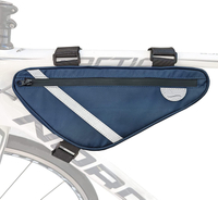 Imperméable résistant à l'usure réfléchissant vélo avant traverse Tube sac de rangement Triangle vélo cadre sac