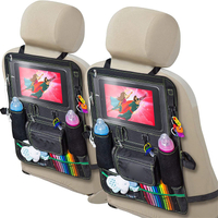 Grand stockage bébés tout-petits support de tablette iPad écran tactile adapté à la poussette de bébé tapis de protection de siège arrière