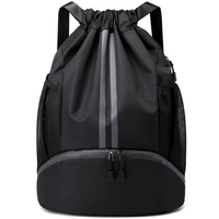 Logo personnalisé en gros étanche bande réfléchissante sec humide séparation gym sport cordon sac à dos sacs portable