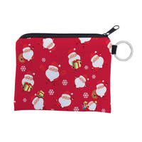 Cadeau de Noël porte-monnaie sac de rangement étanche sac de carte de personnalité Portable sac de clé