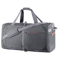 Grands sacs de voyage pliables de haute qualité sac de week-end 65L avec compartiment à chaussures sac de sport léger