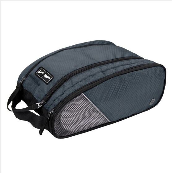 Sac à Chaussures De Voyage Imperméable - 30x22x15 Cm, 3 Compartiments, Tissu Oxford 600D, Fenêtre Transparente, Pour Sport, Bureau, Gym