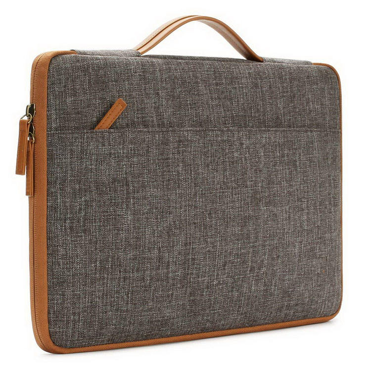 17 pouces Laptop Sleeve Case Briefcase Portable Carrying Plush Doublure Laptop Sleeve Notebook Case Bag