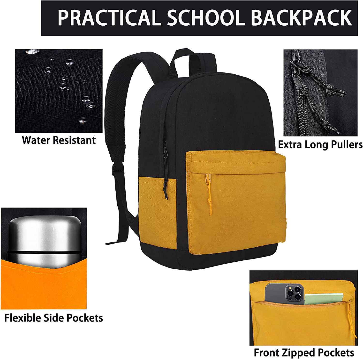 Sac à dos de voyage étanche sacs pour ordinateur portable enfants école sac à dos en gros
