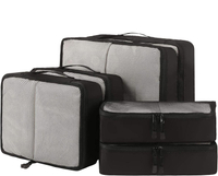 Voyage Logo personnalisé étanche 6 ensemble 3 tailles Compression emballage Cubes stockage organisateur de bagages pour voyage