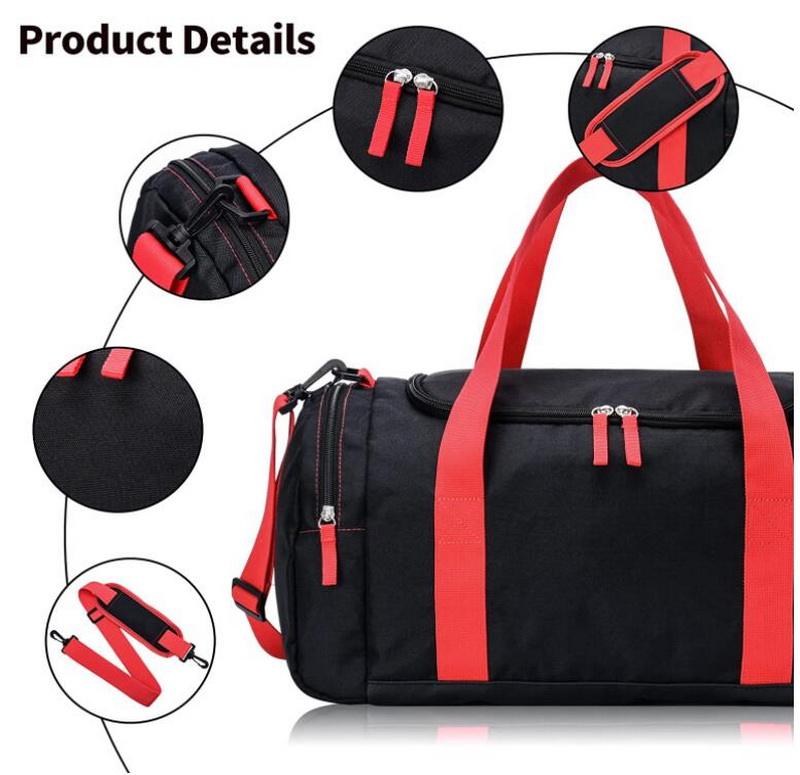 RPET personnalisé luxe imperméable à l'eau porter sur la nuit Sport sacs de sport voyage concevoir votre propre sport fourre-tout Gym sac de sport week-end