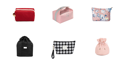 Service à guichet unique pour les pochettes cosmétiques en toile personnalisées en vrac