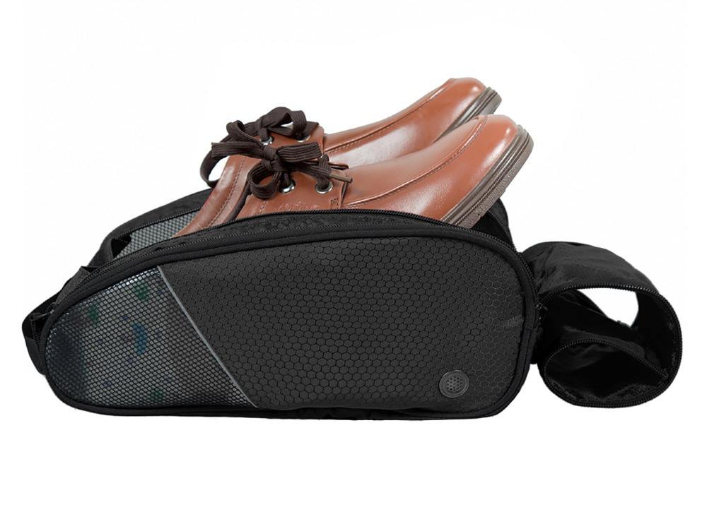 Sac à chaussures en maille respirante à Double compartiment sac de transport de chaussures de voyage de grande capacité sac de rangement pour baskets Portable