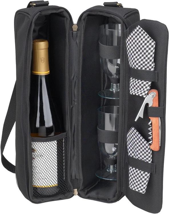 Nouvelle arrivée oxford bouteille de vin sac de transport pour voyage en gros logo personnalisé luxe transporter des sacs de vin pour bouteilles de vin