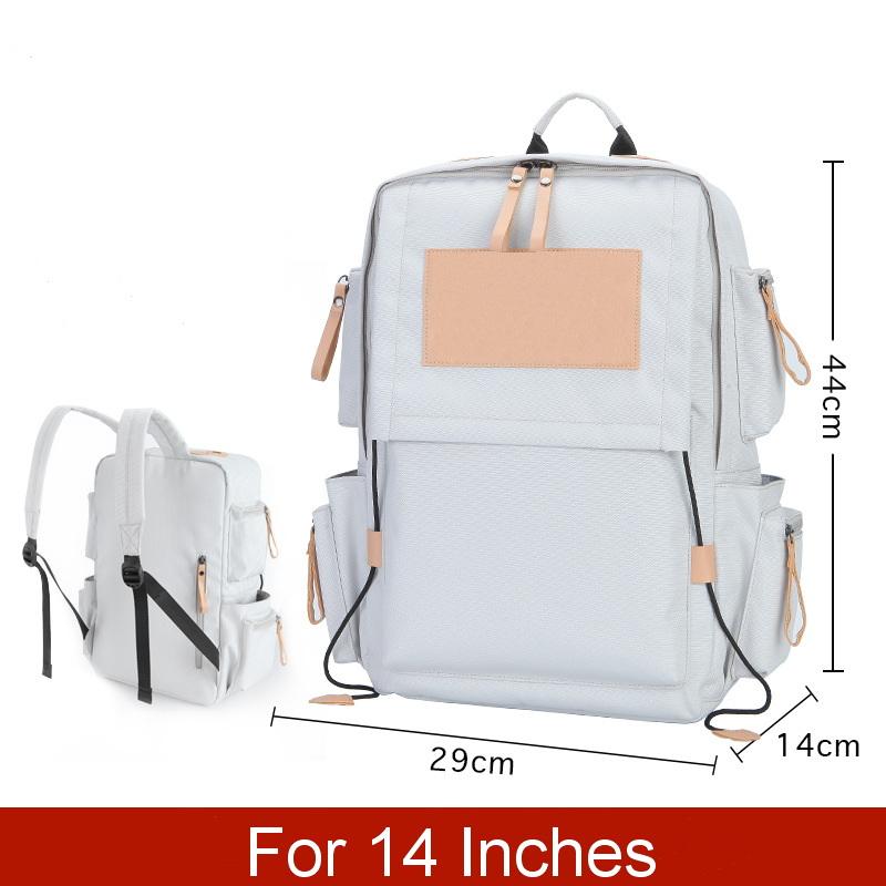Sacs à dos durables pour ordinateur portable d'école d'étudiant d'université sac à dos sacs de livre avec la conception de poignée et de séparation pour 14 pouces