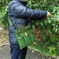 Kit d'artisanat de jardin Kit de jardin extérieur avec un sac à bandoulière et des outils de jardin Sac banane en toile