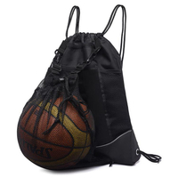 Personnalisé en gros sport gym zip grande salle de sport en plein air sport autre sac à dos de basket-ball avec cordon de serrage avec fermeture à glissière