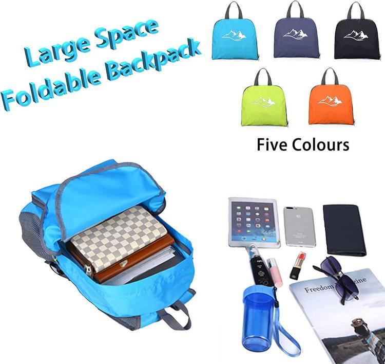 En gros 15l léger sac à dos compressible étanche sport décontracté sac pliable pack camping randonnée sac à dos