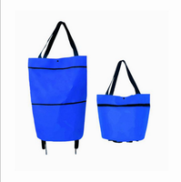 Chariot portable de haute qualité sacs à provisions pliable chariot de marché de sac à provisions sur roues