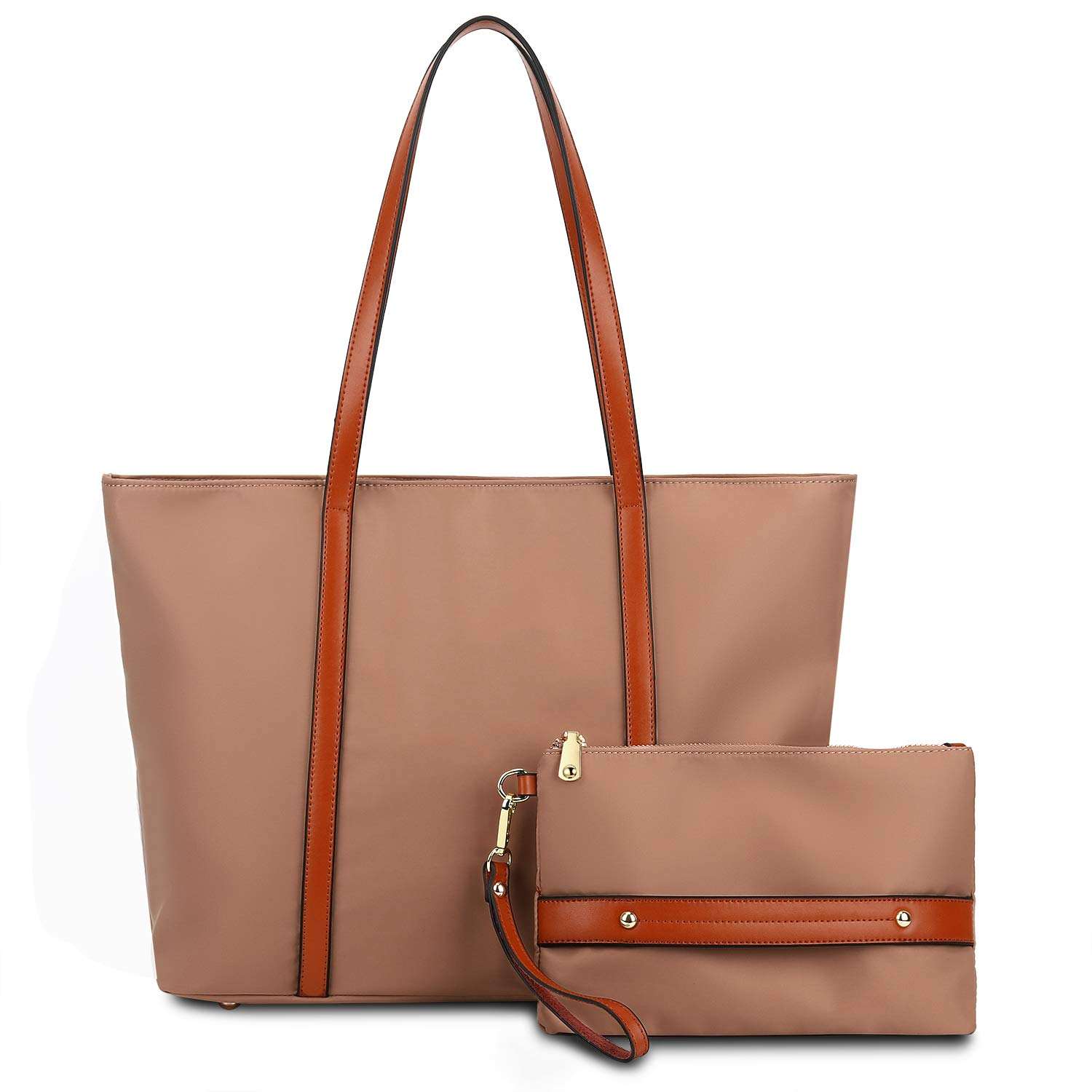 15,6 pouces sac fourre-tout pour femme Oxford grande capacité travail ajustement femmes cuir sac à bandoulière en nylon