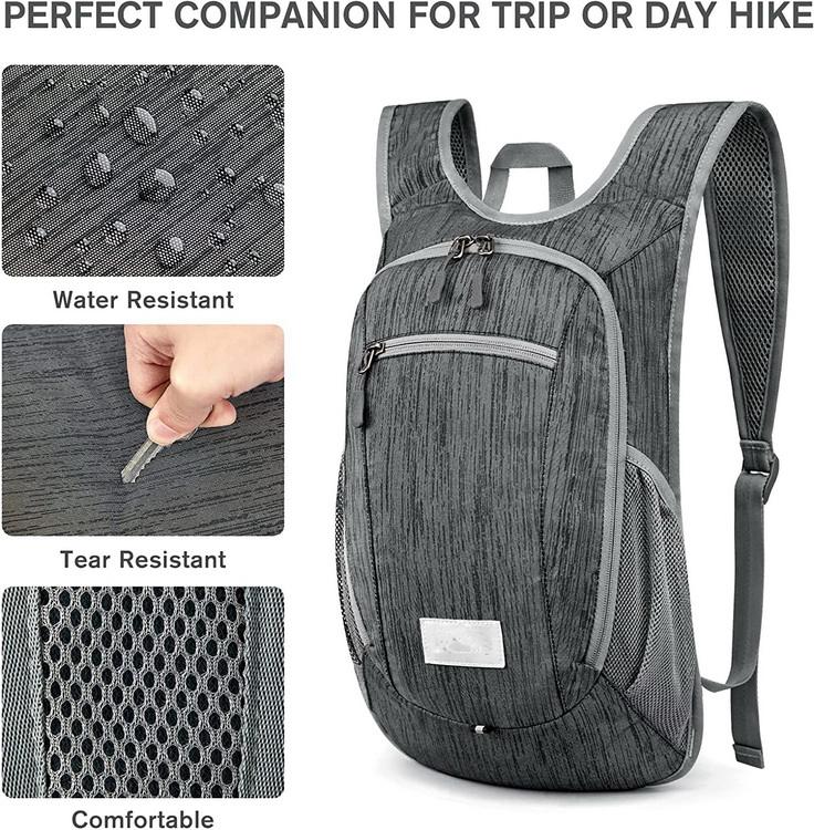 Prix ​​usine personnalisé sacs à dos de randonnée étanches sac à dos de voyage 35l léger pliable oxford camping sport sac à dos