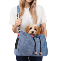 Réglable Chiot Pet Dog Sling Carrier Petit Chien Carrier Sling Bag avec Respirant Mesh Outdoor Travel Carrier pour animal de compagnie