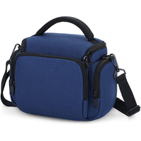Bleu extérieur étanche bandoulière unique épaule caméra sac DSLR organisateur SLR accessoires sacs pour voyager